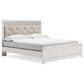 Ashley Altyra King Panel Bed  in White, , large