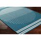 Surya Alfresco 5"3" x 7"7" Marine Blue, Light Silver, Slate Blue and Metallic Silver Indoor/Outdoor Area Rug, , large