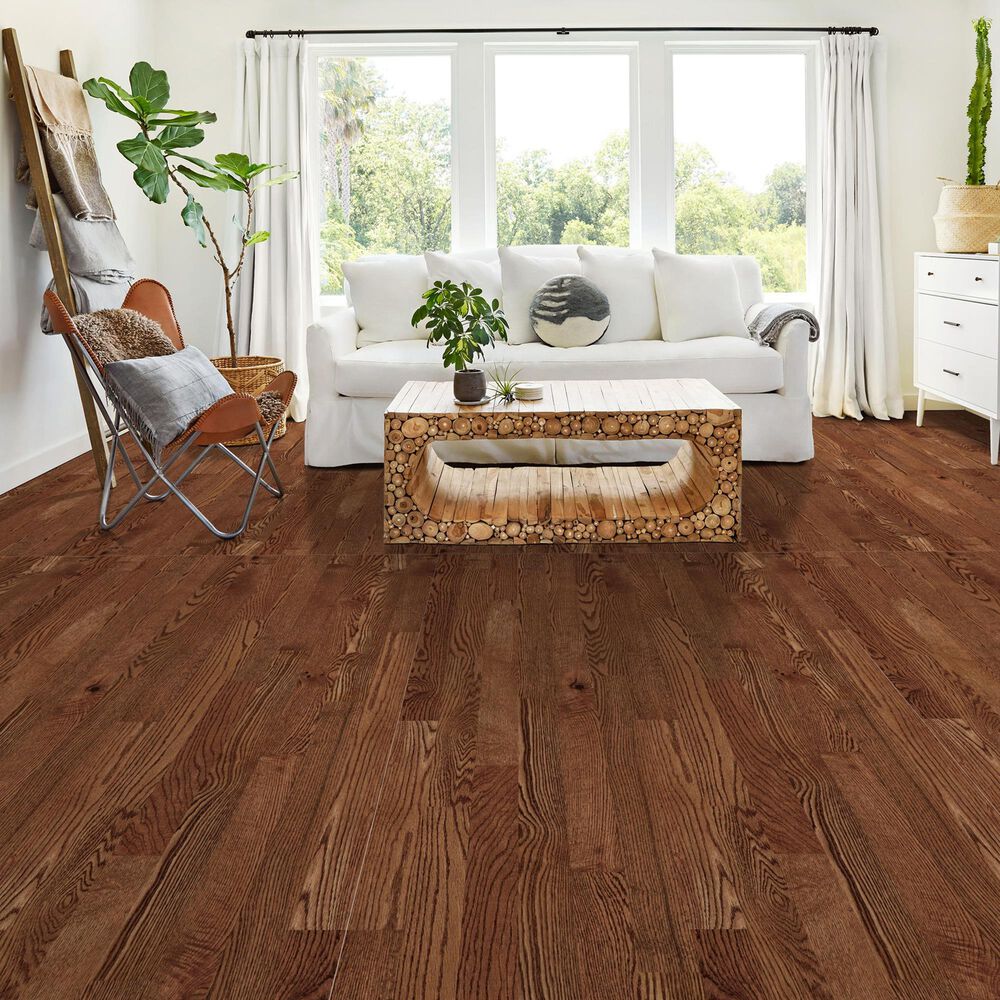 Shaw Lineage 3" Saddle Oak Engineered Hardwood, , large