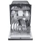 Samsung Bespoke 2-Piece Kitchen Package with Morning Blue and White 23 Cu. Ft. Counter Depth French Door Refrigerator and Dishwasher in Black Stainless Steel, , large