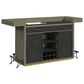 Mayberry Hill Jemma Bar Table with Light in Grey and Dark Espresso, , large