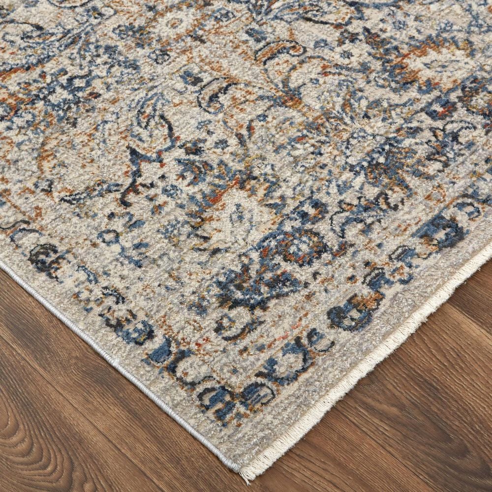 Feizy Kaia 7&#39;10&quot; x 9&#39;6&quot; Blue and Multicolor Area Rug, , large