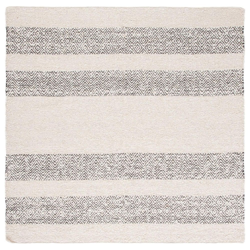 Safavieh Natura NAT332A 6" Square Ivory Area Rug, , large