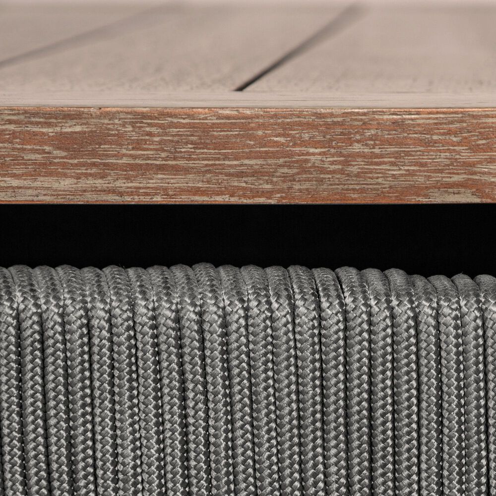 Hearth and Haven Orbit Outdoor Dining Table in Natural - Table Only, , large