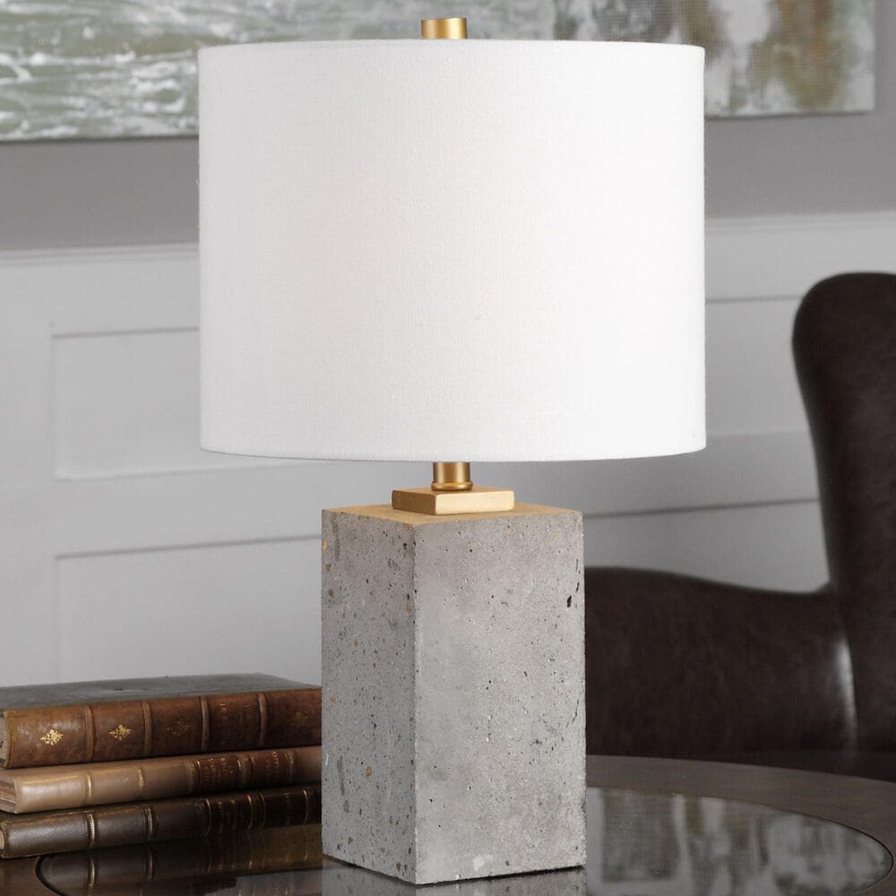 Uttermost Drexel Block Lamp, , large