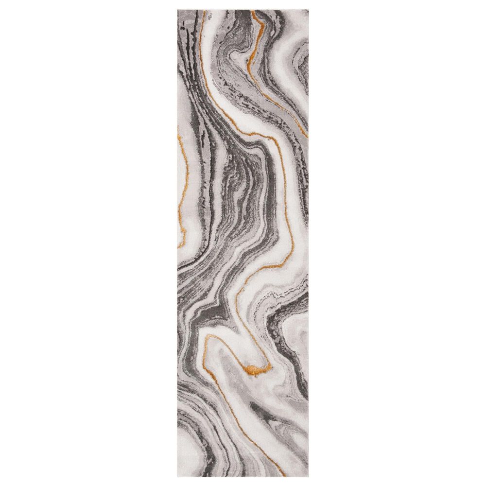 Safavieh Craft 2"3" x 12" Grey and Gold Runner, , large