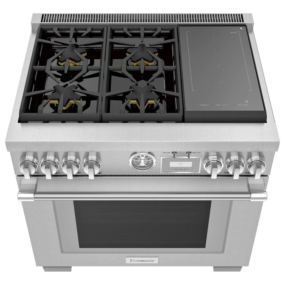 Thermador 36&quot; Professional Dual Fuel Range in Stainless Steel, , large