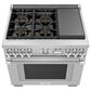 Thermador 36" Professional Dual Fuel Range in Stainless Steel, , large