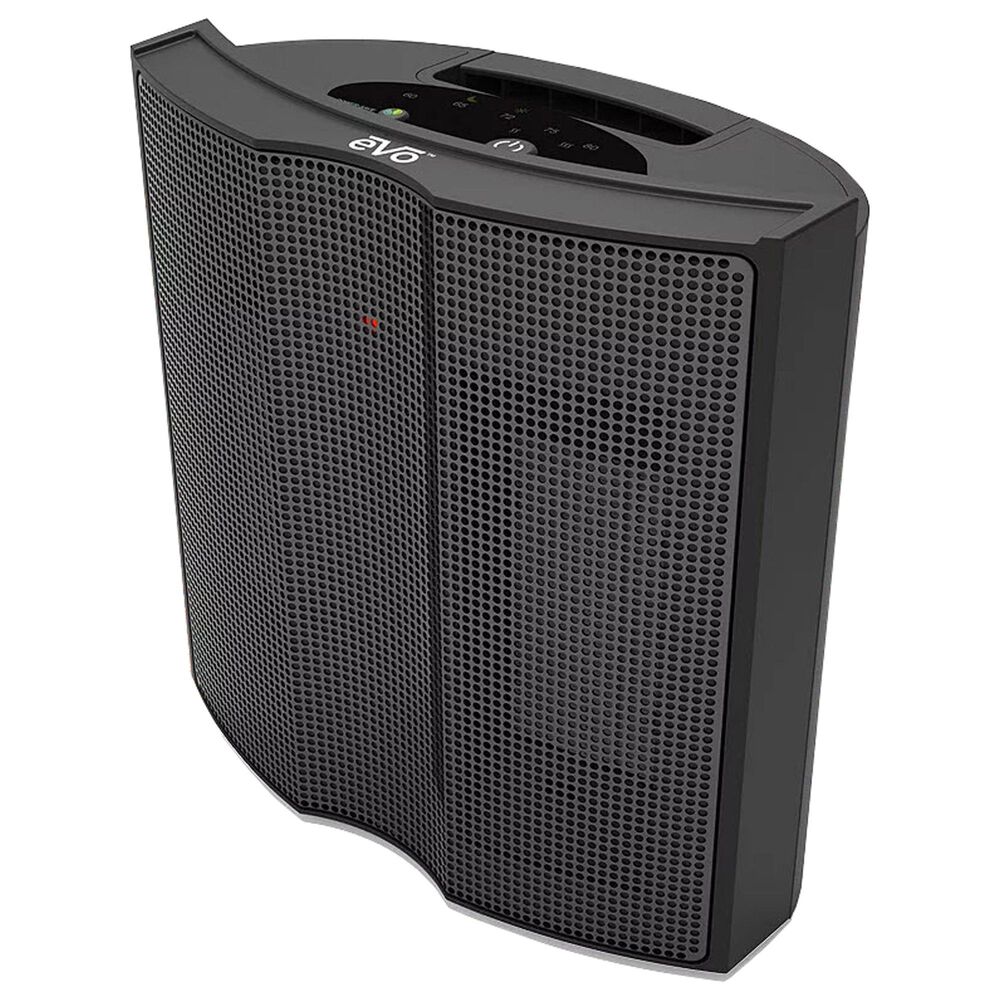 Shark 10" Twin Ceramic Heater Logic with 5 Heat Settings in Black, , large