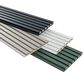 MS International Navy 9.5" x 94.5" Acoustic Wall Slat Panels, , large
