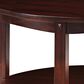 OSP Home Lane Round Coffee Table in Espresso, , large