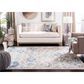 Safavieh Madison MAD611A 5"1" x 7"6" Ivory and Aqua Area Rug, , large