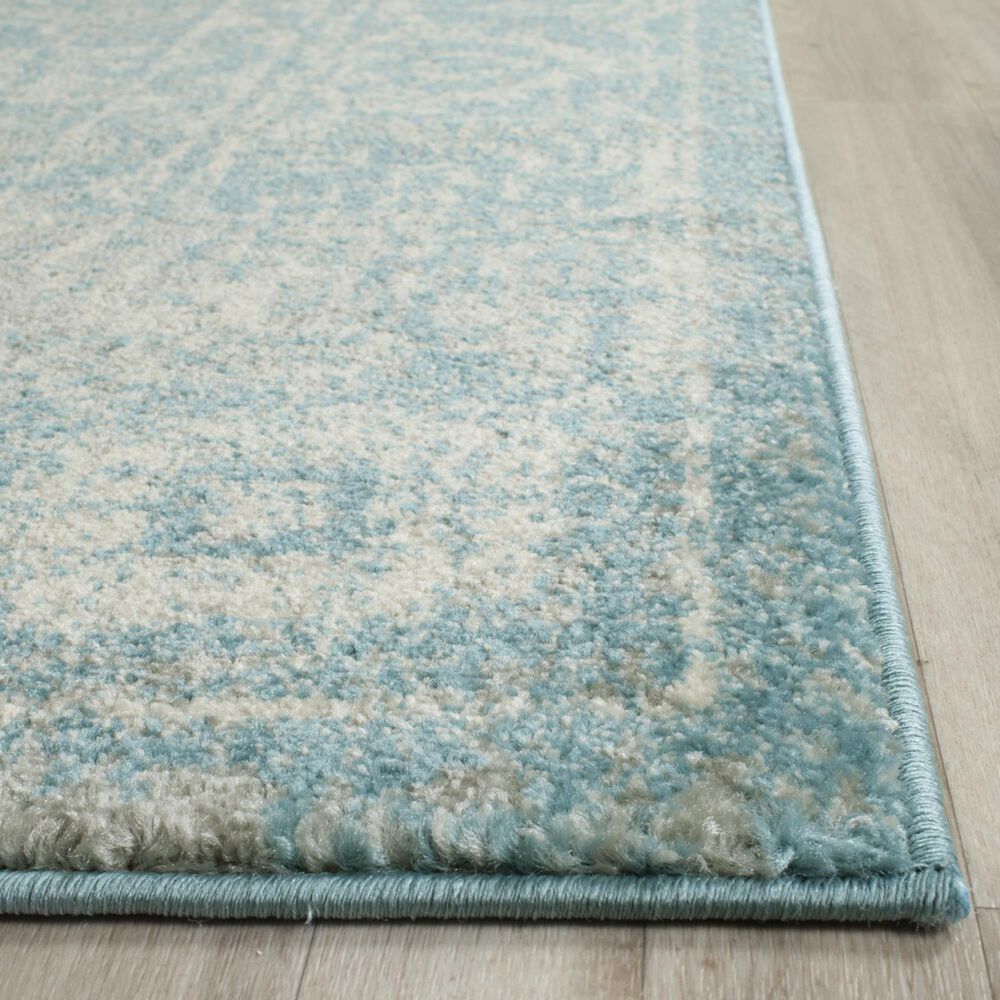 Safavieh Evoke EVK270D 10&#39; x 14&#39; Light Blue and Ivory Area Rug, , large