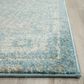 Safavieh Evoke EVK270D 10" x 14" Light Blue and Ivory Area Rug, , large