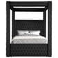 Crown Mark Annabelle King Upholstered Bed in Black, , large