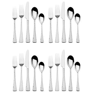 Lifetime Brands Novaro 20-Piece Flatware Set in Stainless Steel, Service for 4, , large