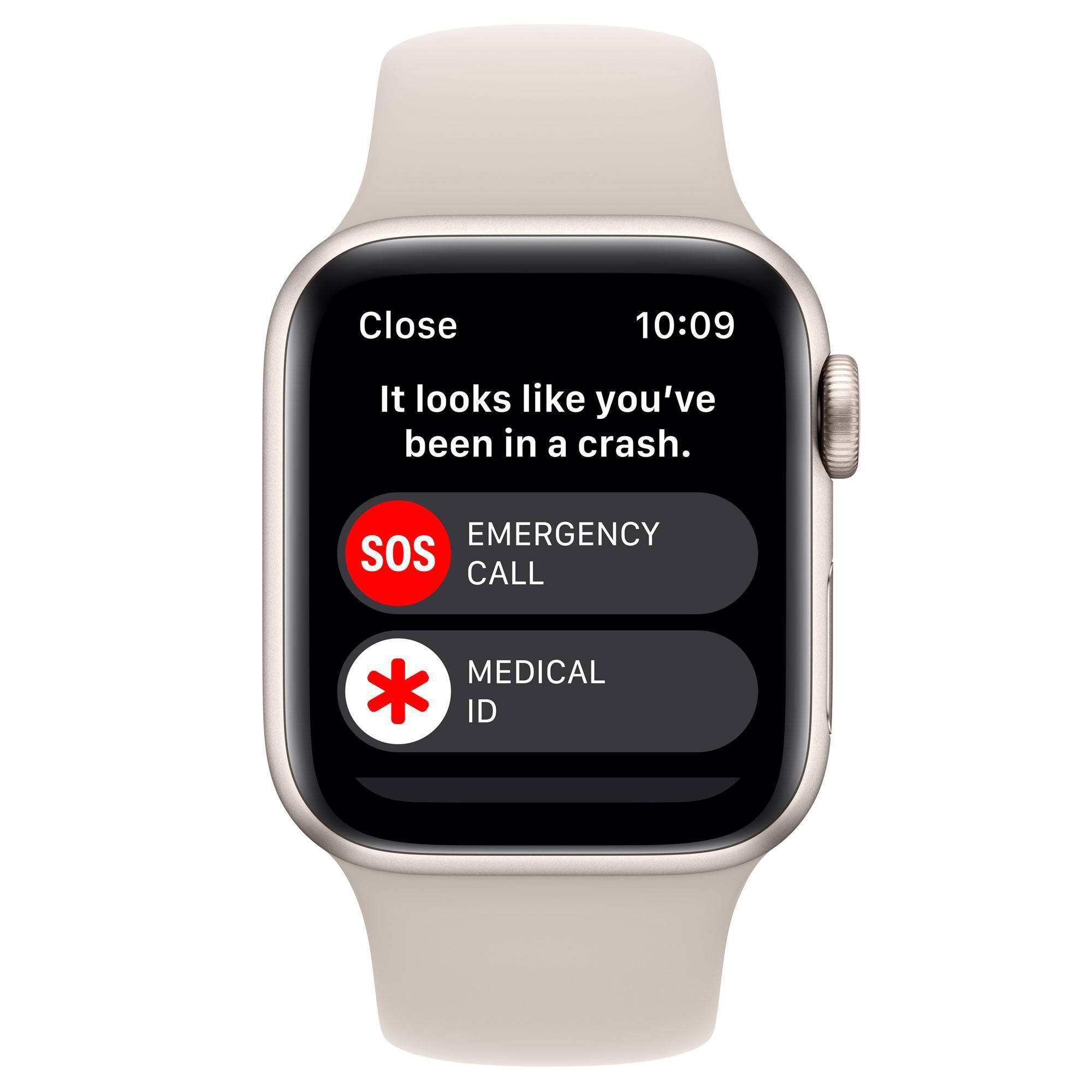 Apple Watch SE GPS 44mm Starlight Aluminum Case with Starlight 