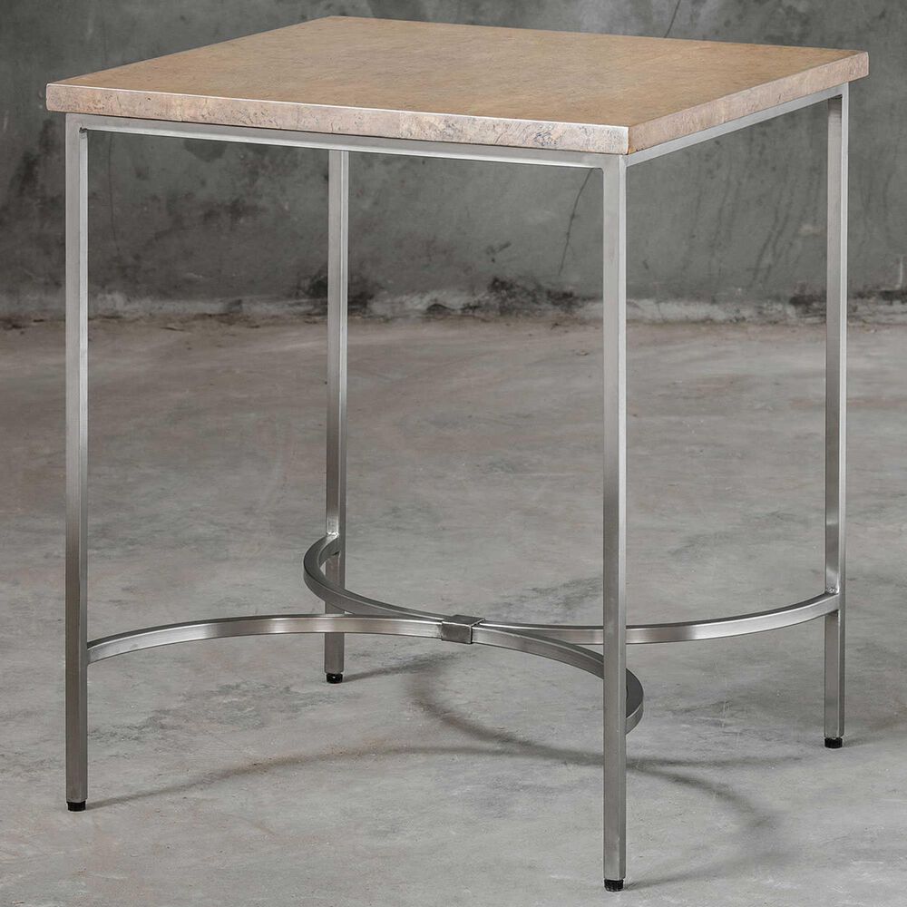 Uttermost Drummond Side Table in Light Brown, , large