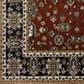 Oriental Weavers Vivian VI05X 2"3" x 7"6" Red Runner, , large