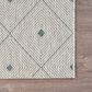 L&R Resources Sun Shower 8" x 10" Blue and Gray Indoor/Outdoor Area Rug, , large