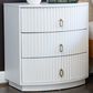 Linon Home Decor Chantel 3-Drawer Nightstand in White, , large