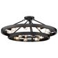 Golden Lighting Castile 15-Light Semi Flush in Matte Black, , large