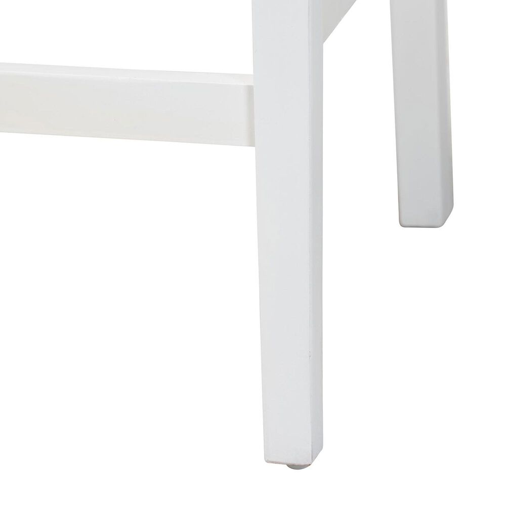 Baxton Studio Talli Bar Stool in White (Set of 2), , large