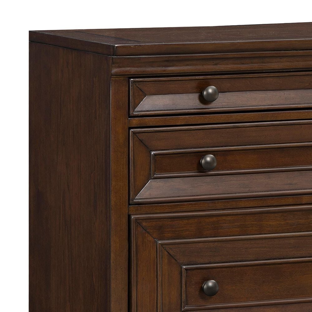 Riva Ridge Arlington Workstation Combo File in Classic Brown, , large