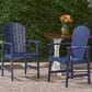 Hearth and Haven Outdoor Adirondack Dining Chair in Blue Navy (Set of 2), , large