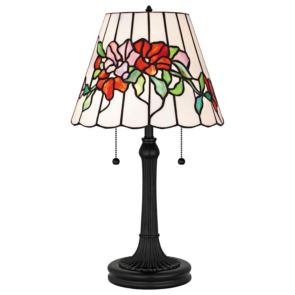 Quoizel Aurora 2-Light Table Lamp in Matte Black, , large