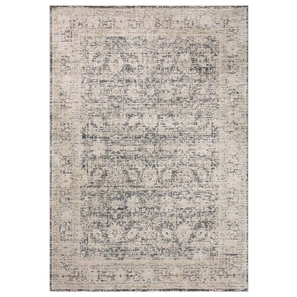 Amber Lewis x Loloi Alie 2"3" x 3"10" Charcoal and Beige Area Rug, , large