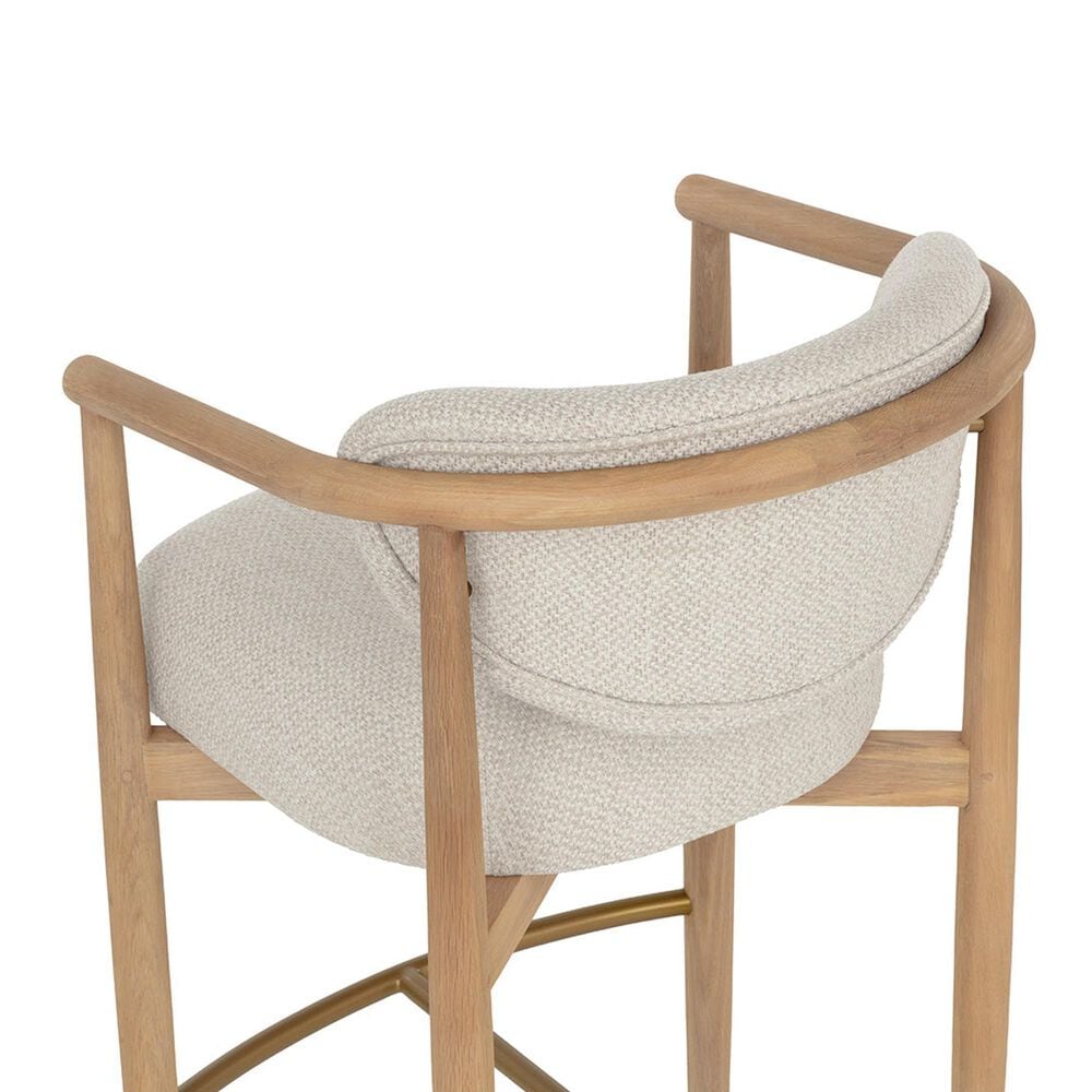 Club Collection By Sunpan Sigrid 30" Bar Stool in Light Oak, , large