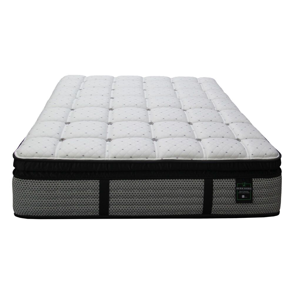 Sleeptronic Berkshire Warren Elite II Euro Pillow Top King Mattress with Low Profile Box Spring, , large