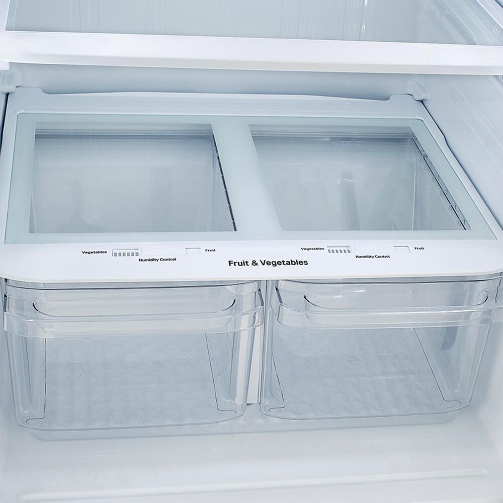 LG 20 Cu. Ft. Top Freezer Refrigerator in Smooth White Nebraska