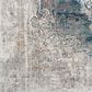 Surya Solar 10" x 14" Sky Blue, Charcoal, Light Gray, White and Saffron Area Rug, , large