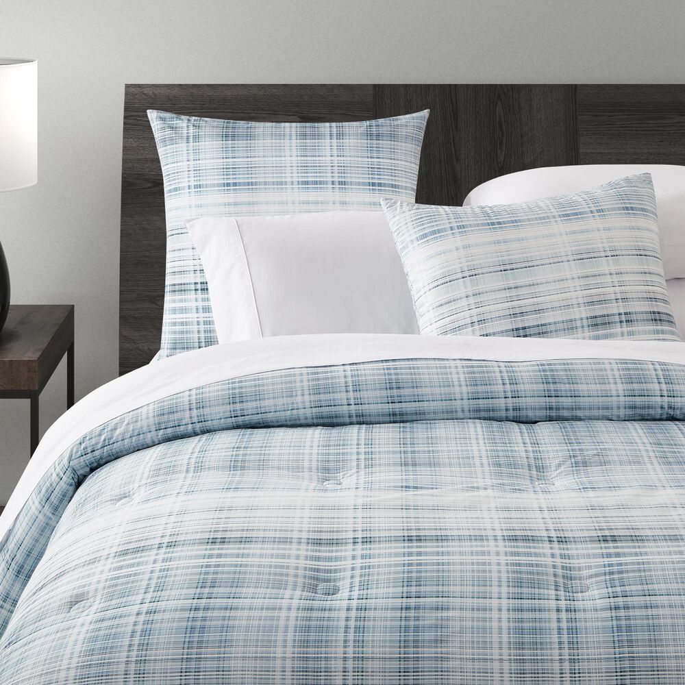 J. Queen New York Pascal 26&quot; Square Euro Pillow Sham in Blue, , large