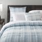 J. Queen New York Pascal 26" Square Euro Pillow Sham in Blue, , large