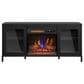 Classic Flame 56" TV Stand with Electric Fireplace in Black, , large
