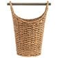 Creative Coop Braided Bankuan Toilet Paper Basket with Wood Handle in Natural, , large