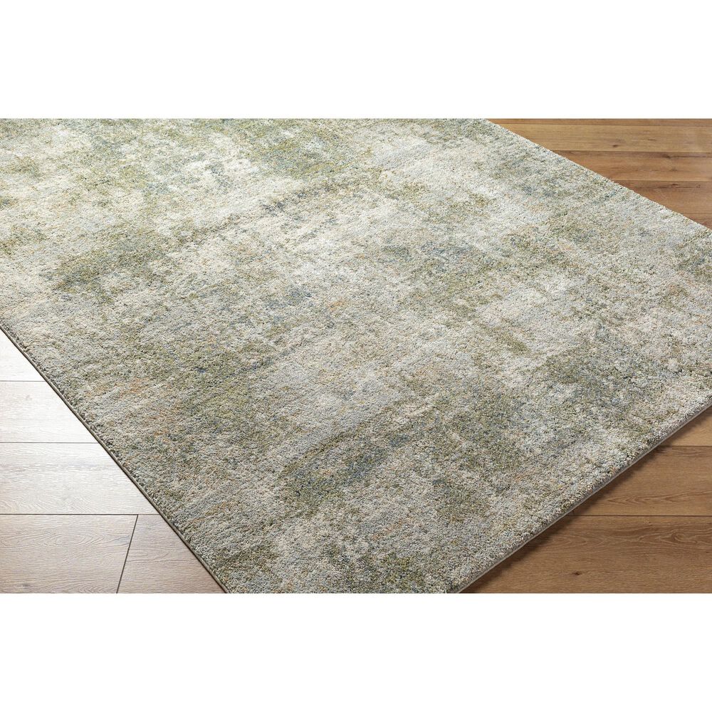 Surya Avellino 6&#39;7&quot; x 9&#39;2&quot; Light Gray, Light Beige, Light Olive, Olive, Gray, Deep Teal and Tan Area Rug, , large
