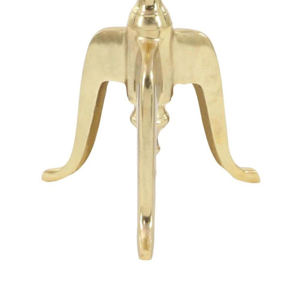 Maple and Jade End Table in Gold and White, , large