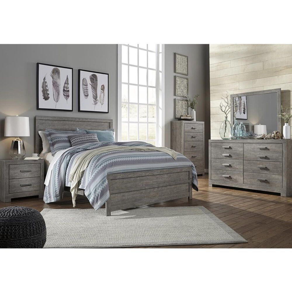 Signature Design by Ashley Culverbach 2 Drawer Nightstand in Driftwood Gray, , large