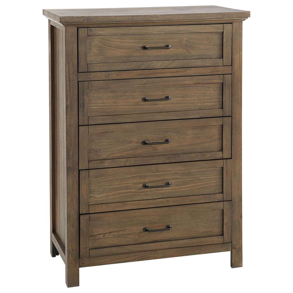 Eastern Shore Westfield 5-Drawer Chest in Harvest Brown, , large