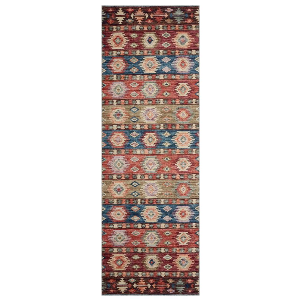 Loloi II Zion ZIO-06 2'6" x 7'6" Fiesta and Multicolor Runner, , large