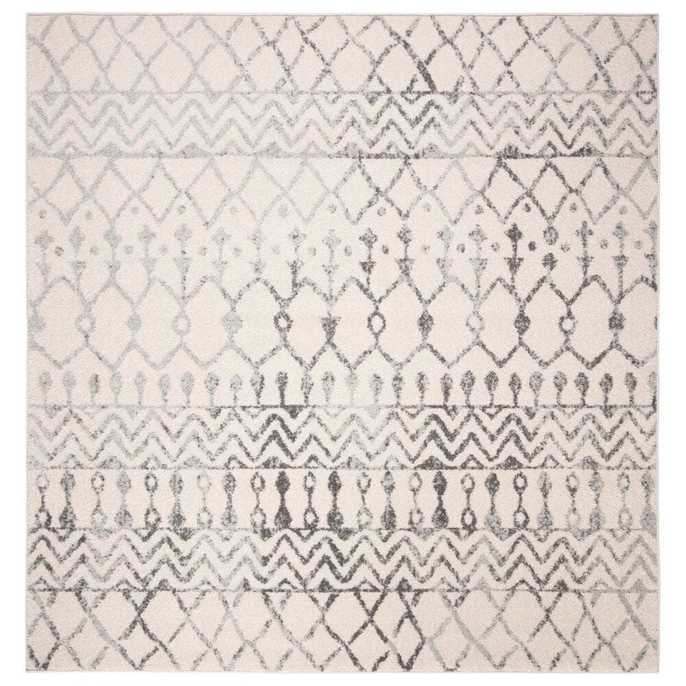 Safavieh Tulum TUL270A 9" Square Ivory and Grey Area Rug, , large
