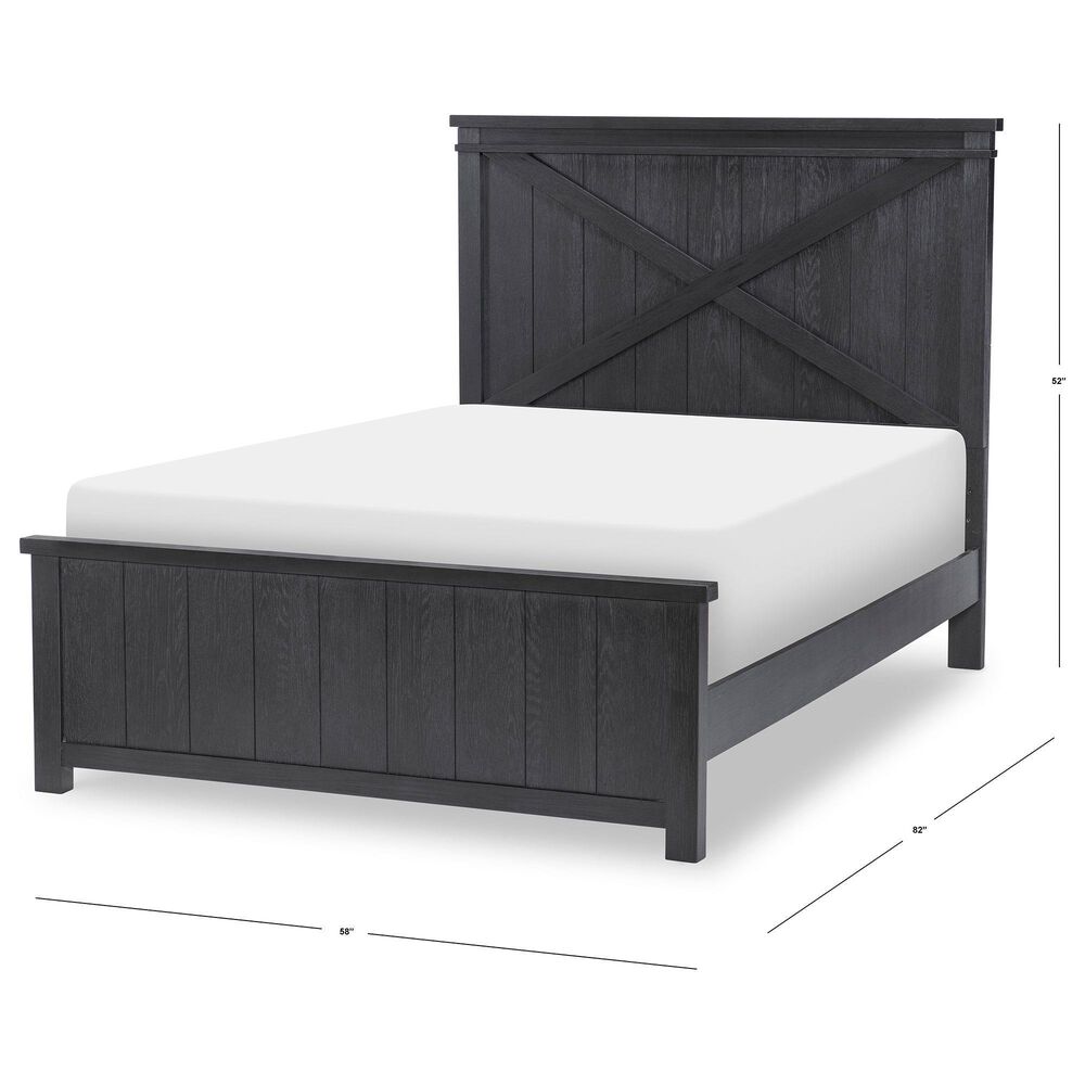 Legacy Classic Flatiron 4-Piece Full Trundle Bedroom Set in Midnight, , large
