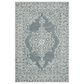 Safavieh Micro-Loop 4" x 6" Blue and Light Blue Area Rug, , large