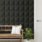 NextWall Quadrant Geo 216" x 27" Peel and Stick Wallpaper in Blacksmith, , large