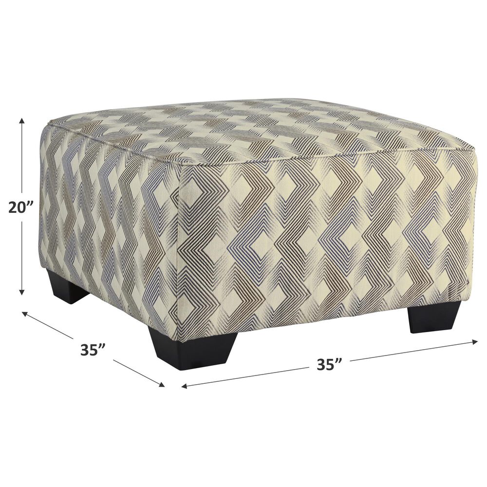 Signature Design by Ashley Eltmann Oversized Accent Ottoman in Slate, , large