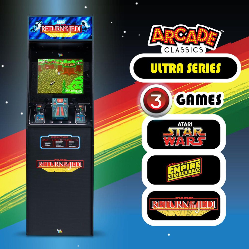 Arcade1Up Atari Star Wars Ultra Series Arcade Machine in Multicolor, , large